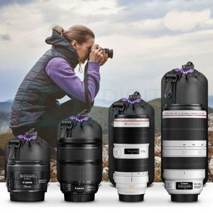 Juego de Fundas Protectoras Gruesas BSCI para Lentes de Cámara DSLR (Paquete de 4) - Product Image 3