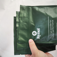 Meilleur prix personnalisé Mylar & feuille d'aluminium debout pochette à fermeture éclair personnalisée pour Moringa poudre sac d'emballage alimentaire