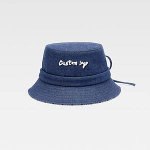 จำนวนสั่งซื้อขั้นต่ำสำหรับหมวกชาวประมงปักลายแบบสั่งทำพิเศษ หมวกชาวประมงคุณภาพสูง ผลิตจากผ้าฝ้าย 100% - Product Image 5