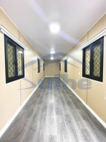 Casa Contenedor Marítimo Modificada de 40 Pies con Paneles Sándwich, Contenedor Plegable de Acero para Aplicaciones de Villa al Aire Libre