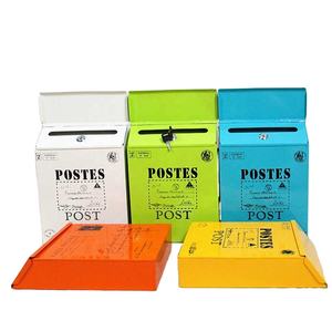 Caja <span class=keywords><strong>de</strong></span> opinión <span class=keywords><strong>de</strong></span> hierro creativa, caja <span class=keywords><strong>de</strong></span> hoja <span class=keywords><strong>de</strong></span> hierro para colgar en la pared, caja <span class=keywords><strong>de</strong></span> <span class=keywords><strong>correo</strong></span> electrónico bloqueada <span class=keywords><strong>de</strong></span> estilo pastoral americano, decoración europea y americana - Product Image 5