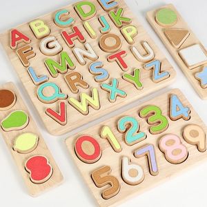 Jouets Gemma - Puzzle d'apprentissage en bois 3D avec lettres et chiffres - Activités éducatives Montessori - Jeux de société pour enfants de 0 à 13 ans - Product Image 2
