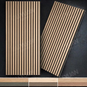 Pannello Acustico di Lusso OUYUAN Originale con Design Moderno a Doghe 3D in Poliestere - Product Image 5