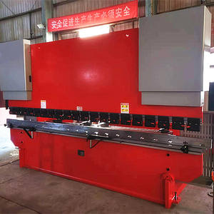 Machine de découpe et de pliage de tôles en acier inoxydable CNC synchronisée hydrauliquement 63t/3200mm avec roulement, haute précision, nouvelle pompe à moteur - Product Image 4