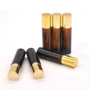 Frascos de Vidrio Ámbar Transparente de 1ml, 2ml, 3ml, 5ml, 10ml, 15ml con Rodillo Metálico para Aceites Esenciales y Perfumes, Personalizables con Estampado en Caliente - Product Image 5