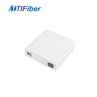 86 Type FTTH Fiber Optic Wall Outlet Box SC APC SX 2 Core for Indoor Subscriber Premise Access and Termination
