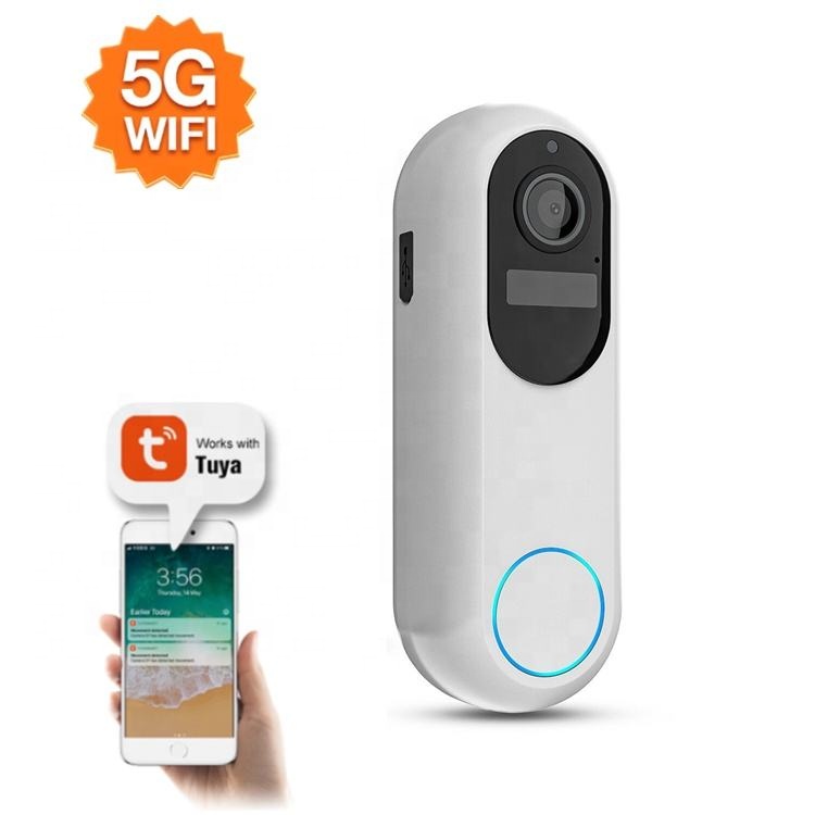 T31 Tuya 2,4G 5G Wi-Fi видео-дверной звонок Смарт водонепроницаемый беспроводной дверной звонок беспроводной Hd 1080P низкой мощности видео домофон для дома
