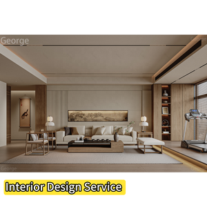 Servicio de Diseño de Interiores de Lujo para Sala de Estar, Decoración de Interiores de Casa con Capacidades de Soluciones de Diseño Gráfico - Product Image 2