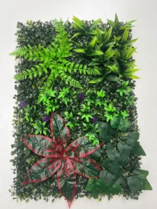 Panneau de haie artificielle en plastique de haute qualité en gros, écran de faux lierre, clôture extérieure, barrière pour la décoration de jardin - Product Image 2