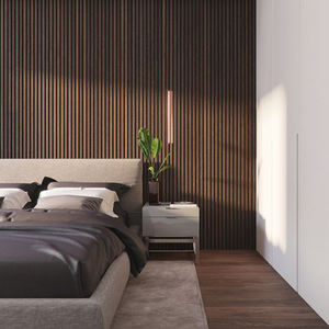 Panneau acoustique en polyester à lattes en bois Beien Villa pour l'isolation phonique des murs des hôtels <span class=keywords><strong>Woodupp</strong></span> - Product Image 3