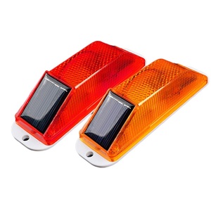 Luce <span class=keywords><strong>di</strong></span> Segnalazione Stradale Solare ad Alta Luminosità, Facile da Installare, Luce Notturna per Guardrail - Product Image 4