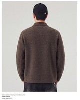 Sweat-shirt Homme Personnalisé à Col Montant et Demi-Zip, Manches Longues Raglan avec Coutures Contrastantes – Vente en Gros Usine