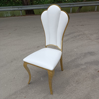 Chaise de banquet pliable moderne de luxe léger en acier inoxydable, dossier croisé en bois massif, ergonomique, réglable et pivotante, vente en gros