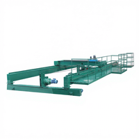 Moteur de machine à retourner le compost à double vis pour usine de fabrication, haute capacité, pour la fermentation inoffensive des déchets organiques et la production d'engrais