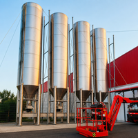 Cuve de Fermentation Conique à Double Enveloppe en Acier Inoxydable Tonsen 10000L 20000L 100HL 200HL pour Brasserie Commerciale