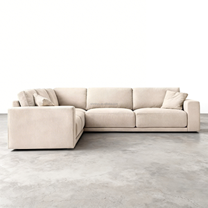 Set di <span class=keywords><strong>Mobili</strong></span> Modulari Moderni e Personalizzabili per Soggiorno con Rivestimento in Tessuto e Imbottitura in Spugna - Product Image 5