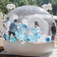Terrain de jeu extérieur Portable maison à bulles gonflable tente à bulles transparente équipement de jeu doux château gonflable confortable
