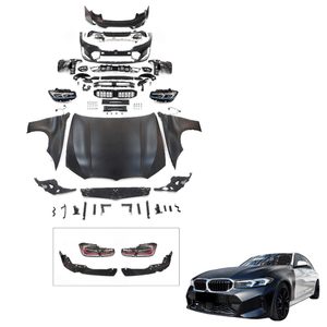 Kit de Carrocería Zhouchi para BM W <span class=keywords><strong>Serie</strong></span> <span class=keywords><strong>3</strong></span> F30/F35 2013-2019, Actualización <span class=keywords><strong>2023</strong></span> G20 LCI FR, Parachoques, Faros Delanteros, Guardabarros, Capó - Product Image 1