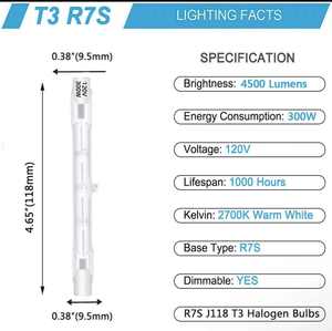 Vente directe d'usine J78 400W 230V R7 <span class=keywords><strong>R7s</strong></span> Tubes chauffants linéaires infrarouges halogènes en quartz rubis - Product Image 2