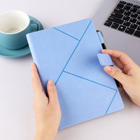 Cahier de notes en cuir à couverture souple carnet de notes personnalisé avec logo carnet de notes avec stylo coffret cadeau