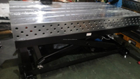 Nouvelle table de soudage 3D multifonctionnelle, kit d'accessoires de table de travail modulaire polyvalente, plateforme de fabrication légère en fonte 1