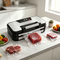 Scelleuse sous vide électrique VS8001G pour emballage alimentaire, machine de mise sous vide OEM avec sacs de scellage - Scelleuse sous vide domestique 95KPA