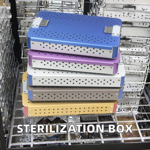 Caja de Esterilización de Metal de Alta Calidad, Aleación de Aluminio con Almohadilla de Silicona para Desinfectar Instrumentos Quirúrgicos, Gabinetes de Esterilización - Product Image 2