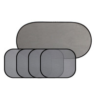 5 Pack 3D Photocatalyst Mesh coibentato parasole parasole per finestra tenda parasole copertura per auto con due ventose