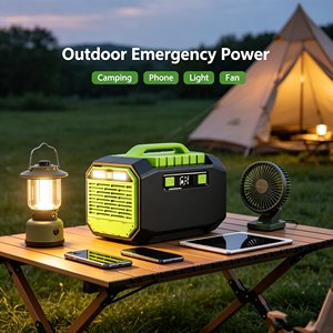 Station d'alimentation portable 200W 144.3Wh, énergie verte, station d'alimentation portable pour téléphone avec sangle de transport - Product Image 3