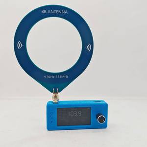 Döngü anten ile LSB USB AM FM modlarını destekleyen mavi cep boyutunda SI4732 radyo RF alıcı 0.5-108MHz 1.9 inç IPS ekran - Product Image 4