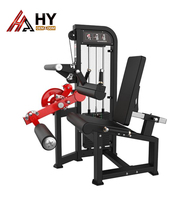 Machine de musculation des jambes professionnelle HY-Seated avec réglage des jambes en flexion et en extension, en acier