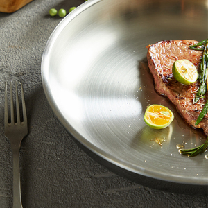 Chảo rán bằng thép không gỉ 3 lớp chống dính đồng - Product Image 4