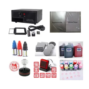 Guangzhou GED Digital Photosensitive Seal Flash Stamp Machine Self-inking Stamping Making Maker Wedding Seal Engraving Machine