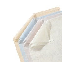 Kertas Tisu Kapas Susu Ekstraktabel untuk Pembungkus Buket Bunga, Kertas Kerajinan Tahan Air Satu Sisi 22g/m Empat Warna PE