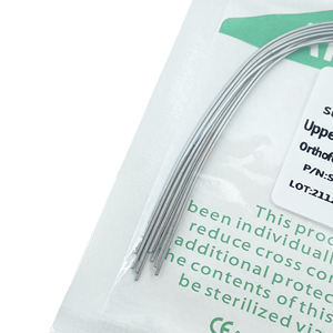 2024 ortodontico dentale Super elastico forma ovoidale Niti rotondo/rettangolare fili ad arco dentale Niti arcuato filo dentista prodotto - Product Image 3