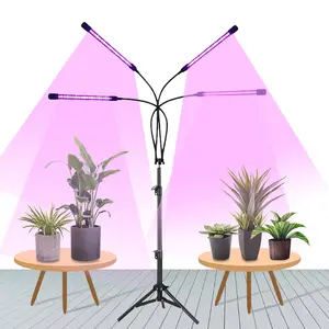 2021 Full spectrum led Reverse folding tripod landing style four-end strip 40W- Remote control plant lamp Led grow light