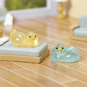 Ornements micro-paysagers KI Huacui, petits canards lumineux, aménagement paysager pour la maison, la voiture et le <span class=keywords><strong>jardin</strong></span>, artisanat en résine DIY, décoratifs - Product Image 2