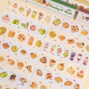 20 <b>Sheets</b> Per Pack Food-Themed Decorative Paper <b>Stickers</b> Rectangular Self-Adhesive Matte Varnishing For Home Decoration - Product Image 4