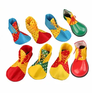Scarpe da clown Cosplay di Halloween puntelli per spettacoli teatrali scarpe da clown per adulti scarpe da clown di carnevale