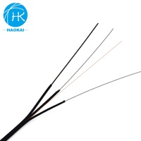 1 núcleo interior Figura 8 Cable de fibra óptica G657a1 Cable de comunicación FTTH de caída plana Precio por metro