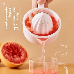 Presse-agrumes manuel avec passoire et bec verseur pour jus d'orange, de citron et de citron vert – Ustensile de cuisine - Product Image 5