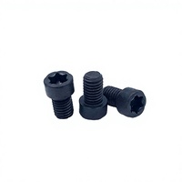 Vis en acier à oxyde noir à filetage fin T15 T10 à tête Torx DIN 912 Classe 12 6-48 8-40