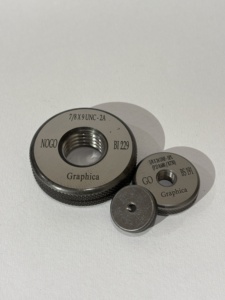 Jauge de filetage unifiée industrielle pour la vérification des filets externes, jauge en acier trempé pour l'inspection en ligne de production - Product Image 2