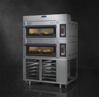 Four électrique CE-Certified BRESSO à 2 niveaux et 4 plateaux avec panneau numérique, en acier inoxydable 304, pour boulangerie asiatique, nouveau modèle HBDO-2002