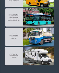 Caméra <span class=keywords><strong>de</strong></span> surveillance latérale AHD étanche IP68 à objectif unique 1080P avec vision nocturne pour véhicules lourds et camions - Product Image 5