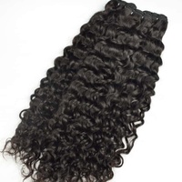 Perruques en cheveux vierges vietnamiens Mavis pour femmes, tissages, extensions de cheveux bouclés blonds, double trame machine, 100g, lot, permanente