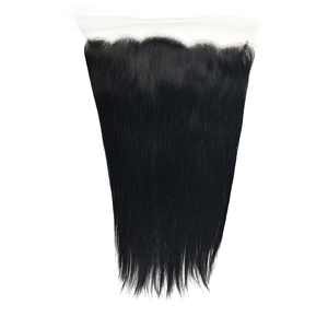 Lace Frontal 13x4 pouces en cheveux humains naturels Remy vierges, ondulés, avec cuticules alignées et dentelle transparente, pour femmes. - Product Image 5
