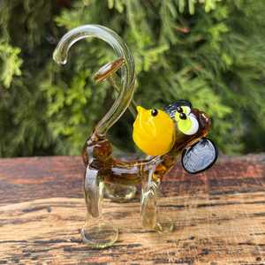 New Handmade High Borosilicate Murano Glass Folk Art Angel Feng Shui <b>Easter</b> <b>Book</b> Giraffe Animal Art 3D Form Tiny Glass Glass - Product Image 5