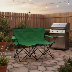 Chaise de camping pliable légère Moon Chair, double pliage, pour <span class=keywords><strong>la</strong></span> plage, le parc et l'extérieur - Siège de jardin portable pour 2 personnes - Product Image 2