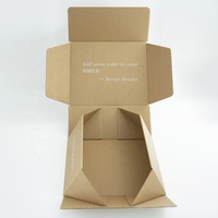 Boîte d'expédition recyclable écologique rigide raisonnable bon prix carton kraft personnalisé à bas prix boîte d'emballage en papier enveloppe CMJN